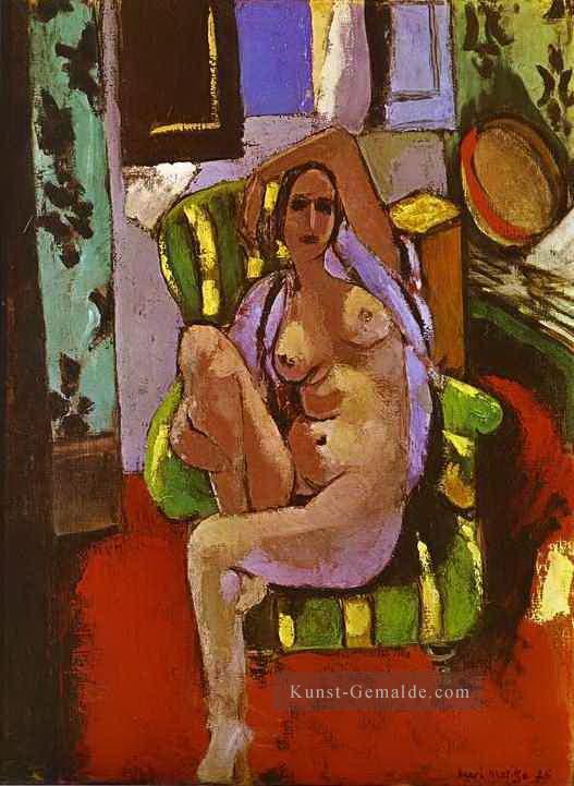 Nackt Sitzen in einem Sessel abstrakte fauvism Henri Matisse Ölgemälde